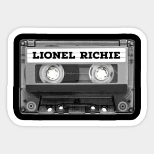 Lionel Richie / Cassette Tape Style Sticker